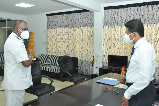 Meeting with Rear Admiral KJ Kularathna